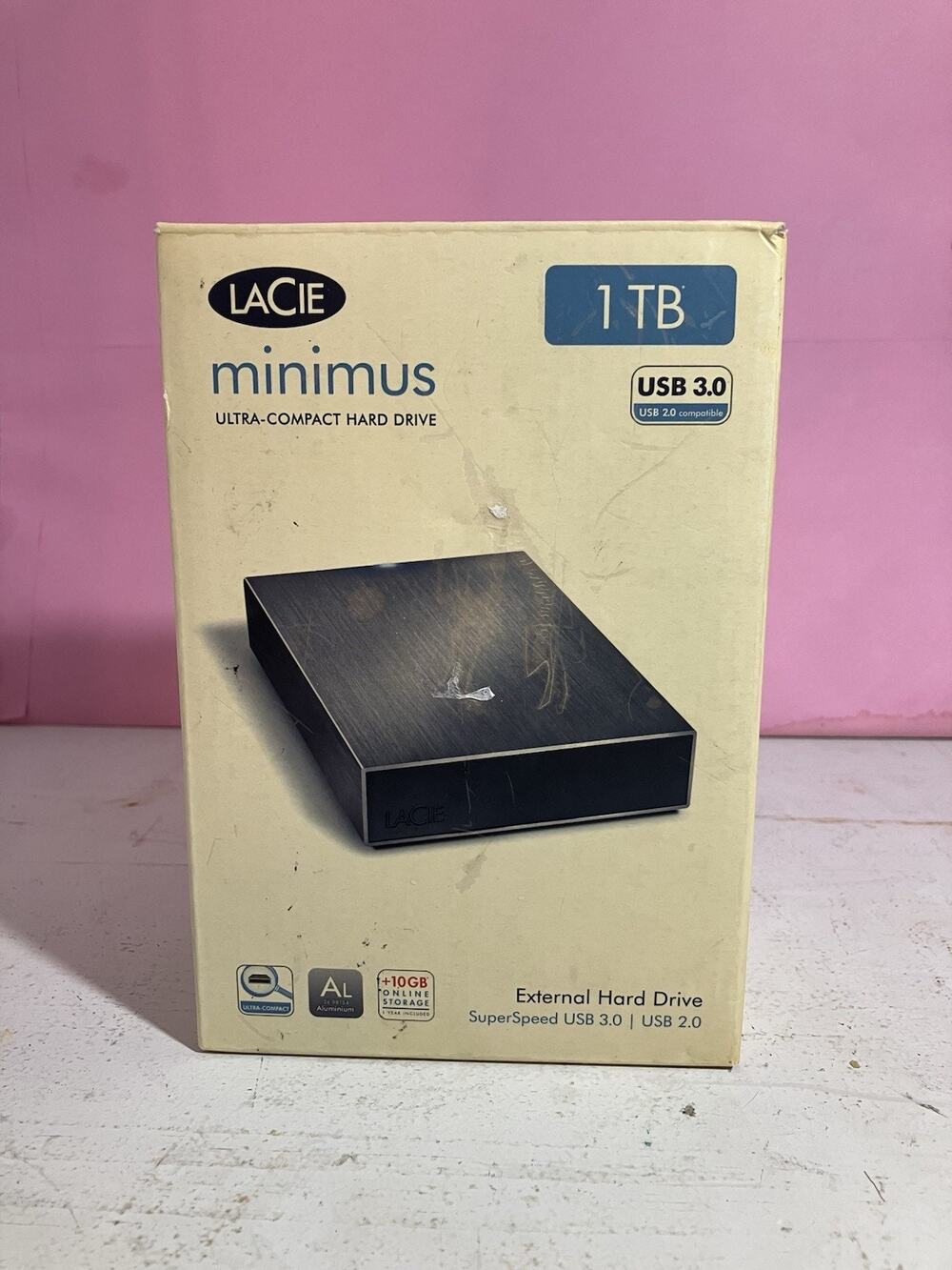 LaCie Minimus USB 3.0 1TB Desktop Hard Drive (OPEN BOX)